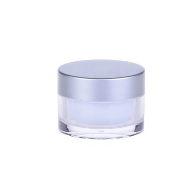 Double wall cosmetic face cream jar  with lid 5g 15g 30g 50g 100g 200g