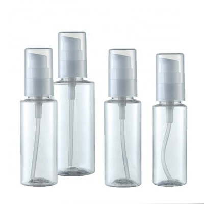 Empty plastic liquid pet spray bottle for cosmetic body lotion shampoo